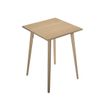 Table haute - 80 x 80 x 105 cm - Pieds bois - Chêne
