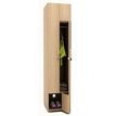 Armoire vestiaire 2 portes - H185 x L40 x P52 cm - Aulne