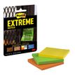Post-it Extreme - 3 Blocs notes adhésives extérieures - 76 x 76 mm