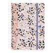 3147280098642-Agenda spiralé à élastique Oxford Flowers - 1 semaine sur 2 pages - 15 x 21 cm - différents modèles disp--1