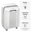 0043859751525-Fellowes Powershred LX201 - destructeur de documents coupe croisée microparticules - 12 feuilles - Corbeille --1