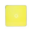 Armoire à pharmacie MultiBox - 32 x 32 x 7 cm - 4 étagères - jaune