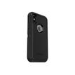 0660543468677-OtterBox Defender Series Filmless - coque de protection pour iPhone X, XS - noir-Arrière-9