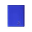 3037929814224-Clairefontaine Koverbook - Cahier polypro 24 x 32 cm - 96 pages - grands carreaux (Seyes) - bleu m-Avant-0