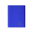 Clairefontaine Koverbook - Cahier polypro 24 x 32 cm - 96 pages - grands carreaux (Seyes) - bleu marine