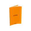 Conquérant Classique - Cahier polypro 24 x 32 cm - 96 pages - grands carreaux (Seyes) - orange