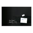Sigel Artverum - Tableau magnétique en verre - 100 x 65 cm - noir