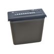 3584770910075-UP-Office UOD 518 - destructeur de documents coupe droite - 5 feuilles - Corbeille 10 litre-Angle gauche-0
