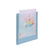 3130630512790-Exacompta Kreacover Pastel - Classeur 4 anneaux personnalisable - Dos 20 mm - A4 - pour 140 feuilles - disponib-Angle gauche-7