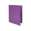 3288581601084-Exacompta Flash - 5 Paquets de 100 Chemises - 220 gr - lilas-Angle droit-1