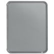 Nobo - Tableau couleur argenté Slimline en acier laqué - 360 x 280 mm