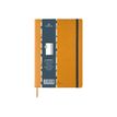 Oberthur Carmen - Carnet de notes souple A5 - ligné - 200 pages - moutarde