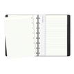 Filofax Saffiano - Carnet de notes à spirale A5 - argent métallisé