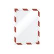 Durable Duraframe Security - 2 Cadres d'affichage bicolore - A4 - rouge/blanc (encadrement magnétique)