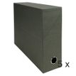 Exacompta - 5 Boîtes de transfert - dos 90 mm - toile vert foncé