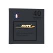 3281518638214-Cogir Pronappe - 40 serviettes jetables - noir - 38 x 38 cm-Avant-0