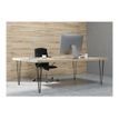 3595560029433-Unilux - Lampe de bureau pliable Popy - LED - socle en verre-Gauche-4