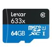 Lexar 633X - carte mémoire 64 Go - Class 10 - micro SDXC UHS-I
