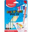 Maped Color'Peps Duo Tip - 10 Feutres double pointe