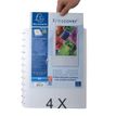3130632863715-Exacompta Kreacover - 4 Porte vues personnalisables à pochettes amovibles - 60 vues - A4 - blanc--0