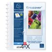3130632864712-Exacompta Kreacover - 4 Porte vues personnalisables à pochettes amovibles - 80 vues - A4 - blanc--0