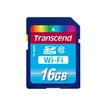 0760557824381-Transcend Wi-FI - carte mémoire flash - 16 Go - SDHC-Avant-0
