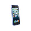 Muvit miniGel - Coque de protection pour iPhone 5, 5s - bleu, transparent, éclair