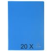 Exacompta Opak - 20 Porte vues - 40 vues - A4 - bleu clair