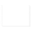 Exacompta - Papier listing blanc - 1000 feuilles 380 mm x 11