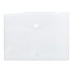 Exacompta - 5 Pochettes enveloppes à scratch - A4 - incolore translucide