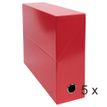 Exacompta Iderama - 5 Boîtes de transfert - dos 90 mm - rouge