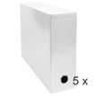 3130632899318-Exacompta Iderama - 5 Boîtes de transfert - dos 90 mm - blanc--0