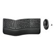 5028252602730-Kensington Pro Fit Ergo - Ensemble clavier et souris sans fil - Azerty - noir-Haut-4