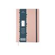 Oberthur Carmen - Carnet de notes souple A5 - ligné - 200 pages - blush