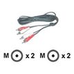 MCL Samar - câble audio/stéréo 2 prises RCA (M)/(M) - 1.5 m