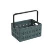 8711112575103-Sunware Square - Caisse pliante - 24 litres - noir, anthracite-Angle gauche-0