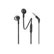 6925281928338-JBL T205 - Ecouteurs filaire avec micro - intra-auriculaire - noir-Avant-0