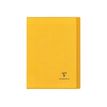 Clairefontaine Koverbook - Cahier polypro A4 (21x29,7 cm) - 96 pages - grands carreaux (Seyes) - jaune