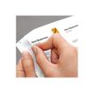 4004360995033-Sigel - Papier pour 100 Cartes de visite arrondies 85 x 55 mm - 225 g/m²-Gros plan-3