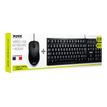 3567049009007-PORT Connect - ensemble clavier et souris filaire - Azerty-Angle gauche-0