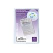 3130631053834-Exacompta - Pochette de protection - 85 x 125 mm - translucide incolore-Avant-0