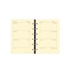 3371010119202-Recharge pour organiseur Timer 14 Horizontal - 1 semaine sur 2 pages - 8 x 12,5 cm - papier ivoire - Qu--0