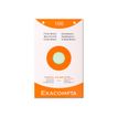 3130630136538-Exacompta - Pack de 100 Fiches Bristol - 12,5 x 20 cm - petits carreaux - perforées - couleurs as-Avant-1