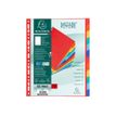 Exacompta Nature Future - Intercalaire 12 positions - A4 Maxi - carte rigide colorée