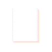 3130630625230-Exacompta - Papier listing blanc/rose/jaune - 1000 feuilles 240 mm x 12" - bandes Caroll détachab-Avant-0