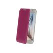 Muvit Made in Paris Crystal Folio - Protection à rabat pour Samsung GALAXY S6 - Fuchsia