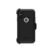 0660543468677-OtterBox Defender Series Filmless - coque de protection pour iPhone X, XS - noir-Arrière-8