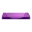 Exacompta Ecotray - Corbeille à courrier violet translucide