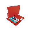 3045050357190-Oxford Memphis - Boîte de classement plastique - dos 60 mm - rouge-Angle droit-0