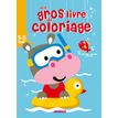 9782508041723-Mon gros livre de coloriage - Hippopotame dans bouée--0